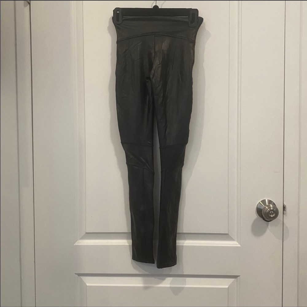 Spanx Faux Leather Moto Leggings - Picture 6 of 6